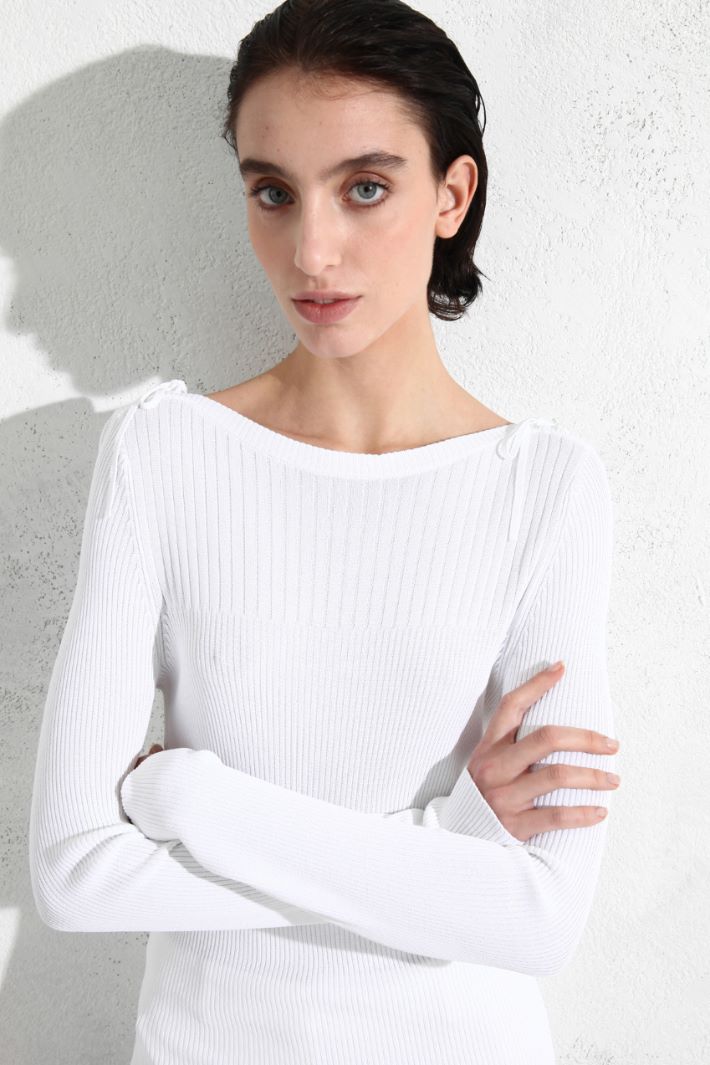 Maglia in filato crêpe Fashion Market - 3
