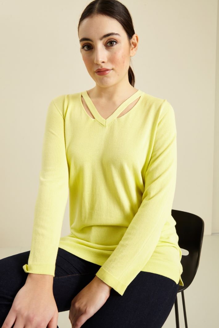 Maglia in viscosa crèpe Fashion Market - 3