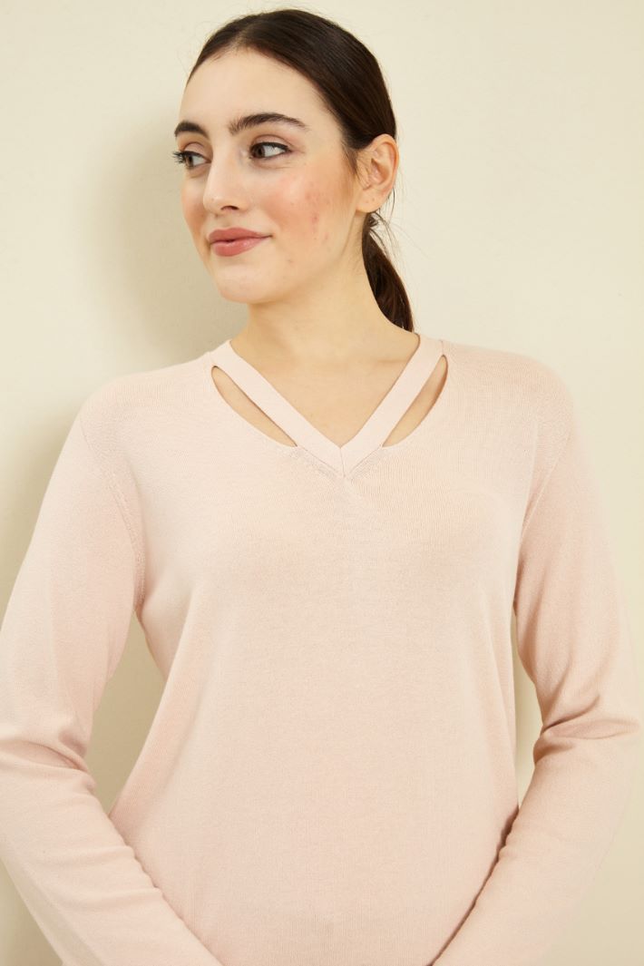 Maglia in viscosa crèpe Fashion Market - 3