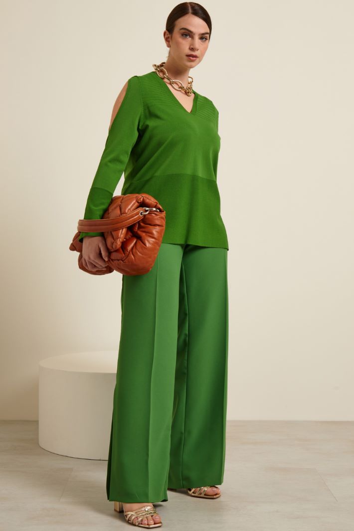 Maglia in viscosa con cut out Fashion Market