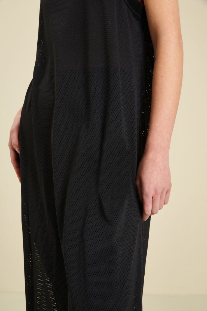 Abito in jersey tecnico - NERO - Fashion Market - 3