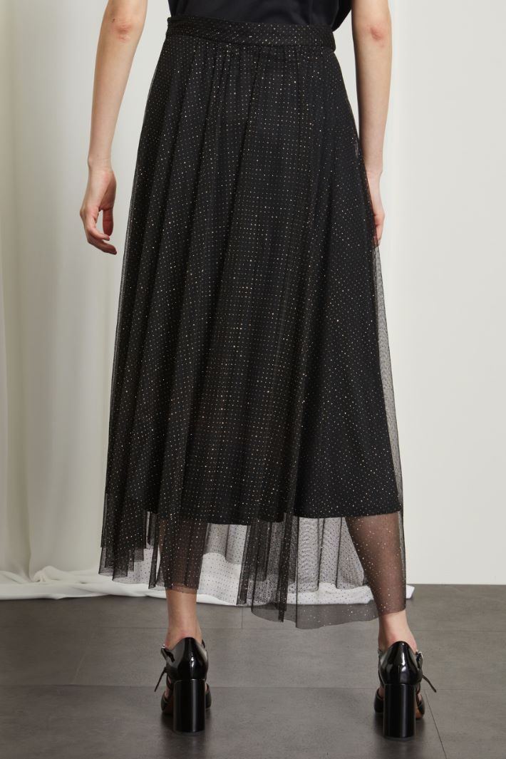 Gonna in tulle  - NERO ORO - Fashion Market - 4