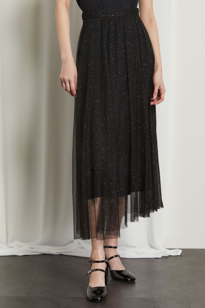 Gonna in tulle  - NERO ORO - Fashion Market - 2