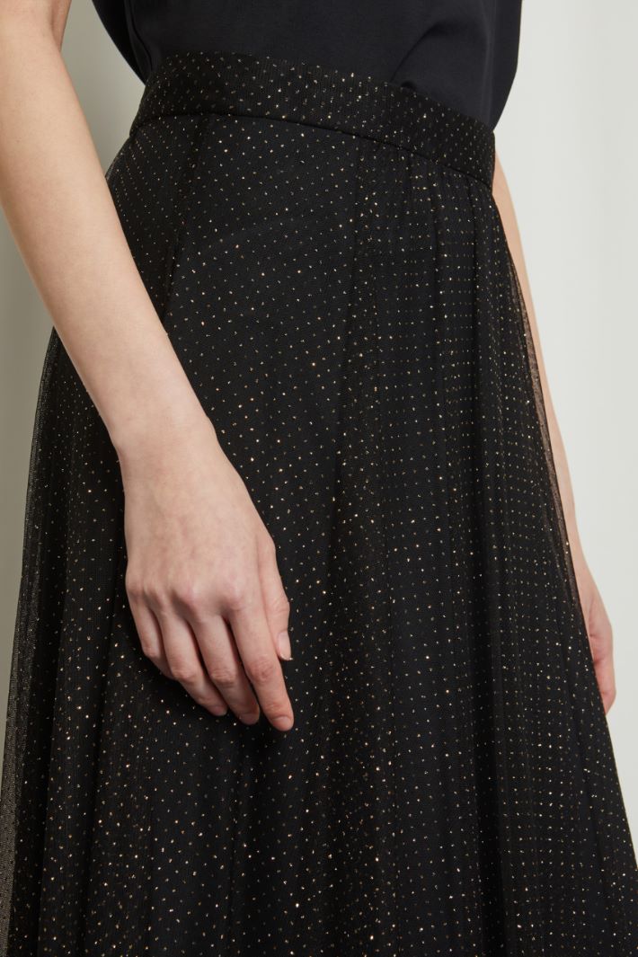Gonna in tulle  - NERO ORO - Fashion Market - 3