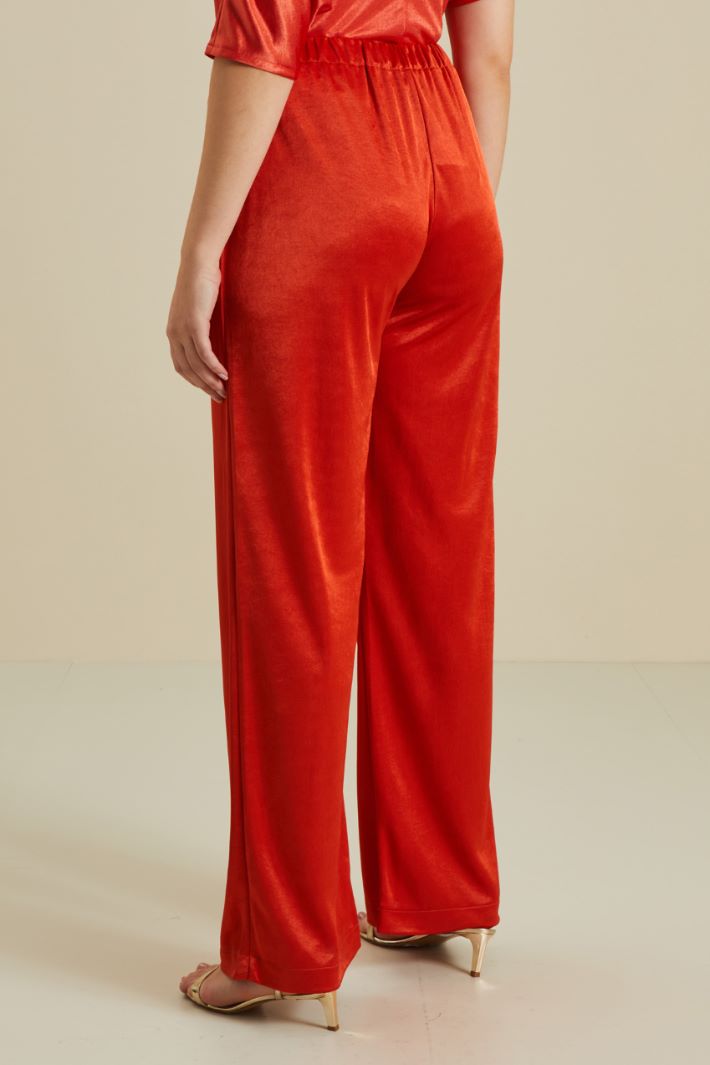Pantaloni a palazzo in jersey  Fashion Market - 4