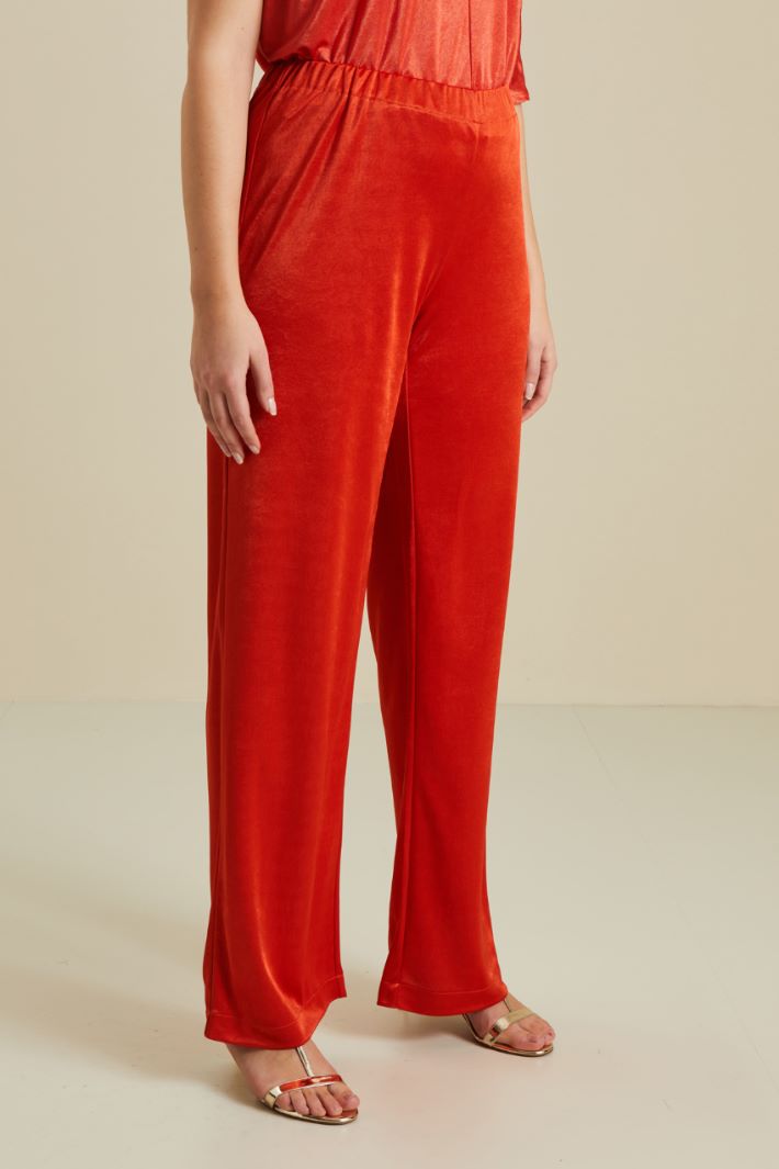 Pantaloni a palazzo in jersey  Fashion Market - 2