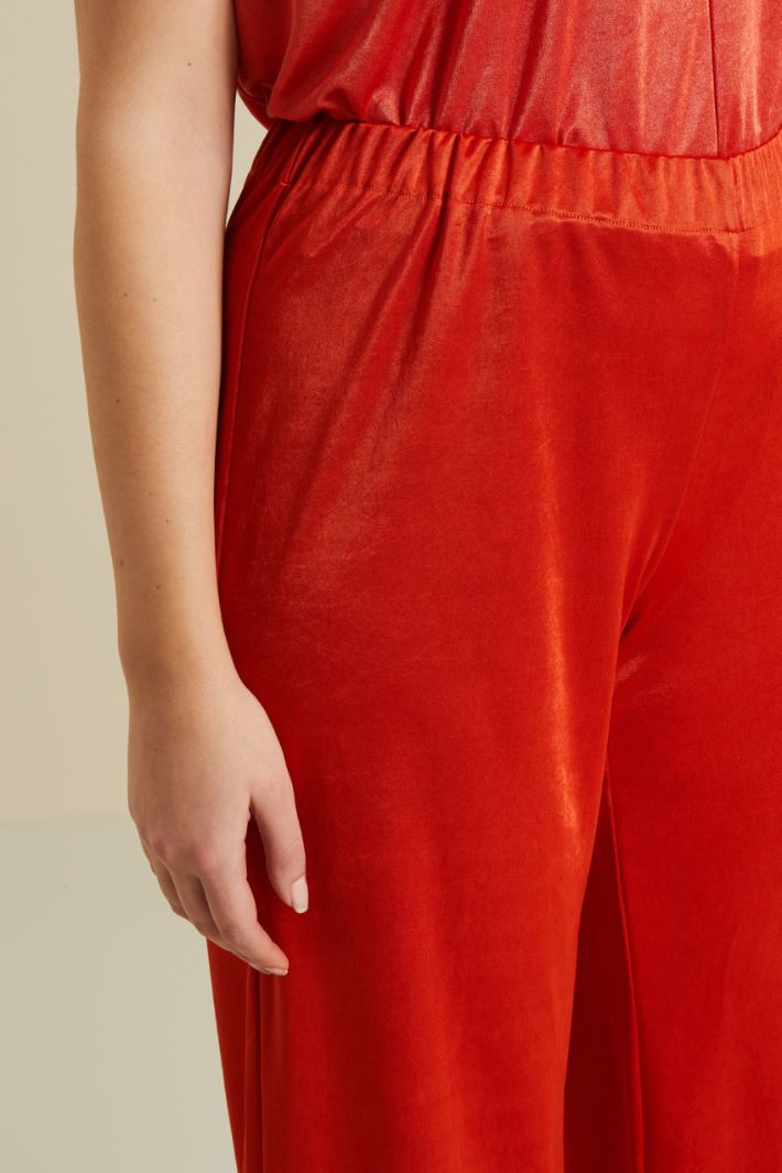 Pantaloni a palazzo in jersey  Fashion Market - 3