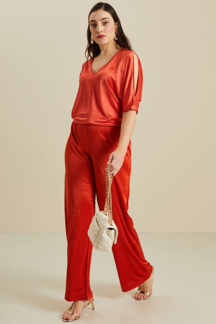 Pantaloni a palazzo in jersey  Fashion Market