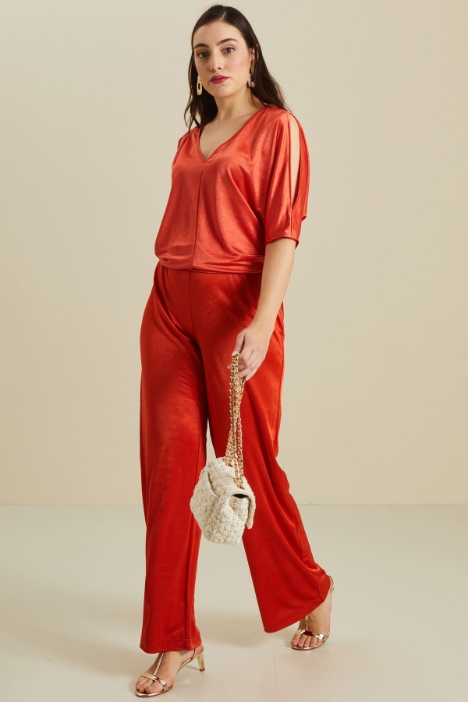 Pantaloni a palazzo in jersey  Fashion Market