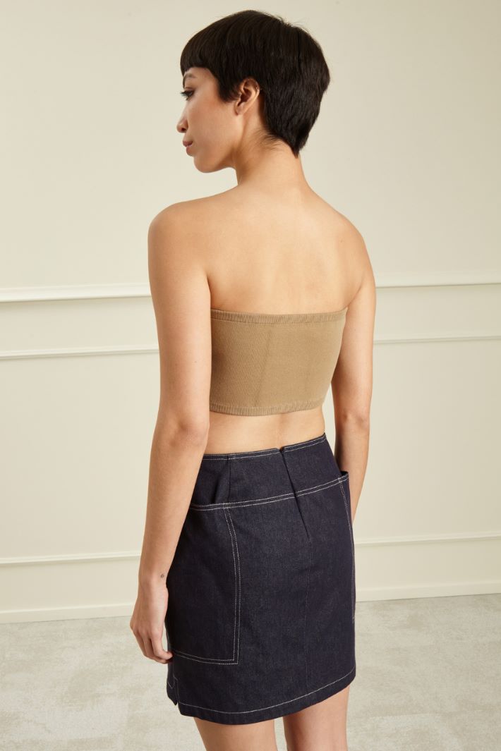 Fascia elastica in cotone - NOCCIOLA - Fashion Market - 2