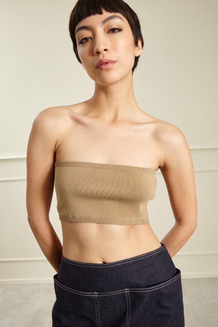 Fascia elastica in cotone - NOCCIOLA - Fashion Market - 4