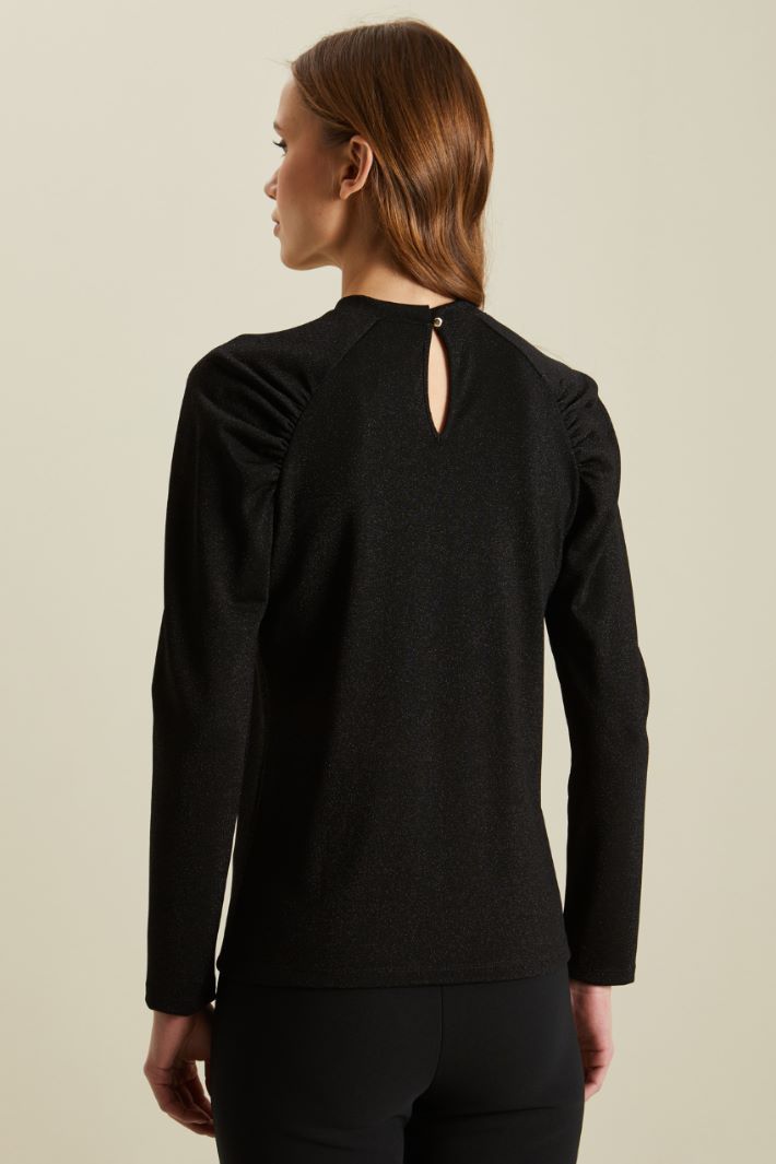 Top in jersey lamè Fashion Market - 4