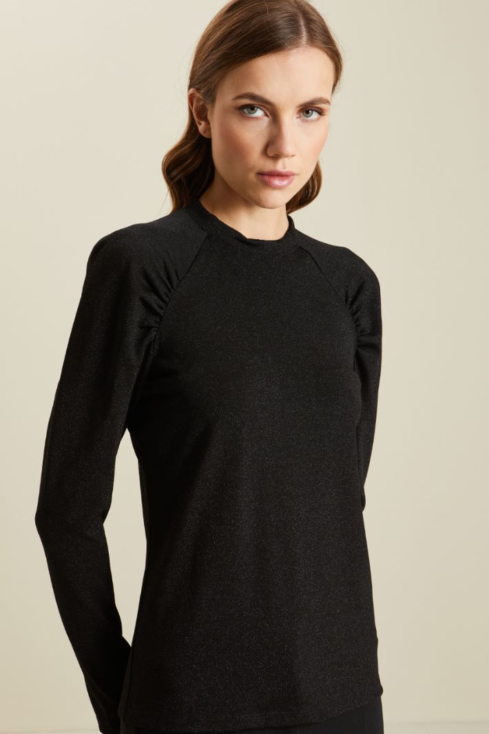 Top in jersey lamè Fashion Market - 2