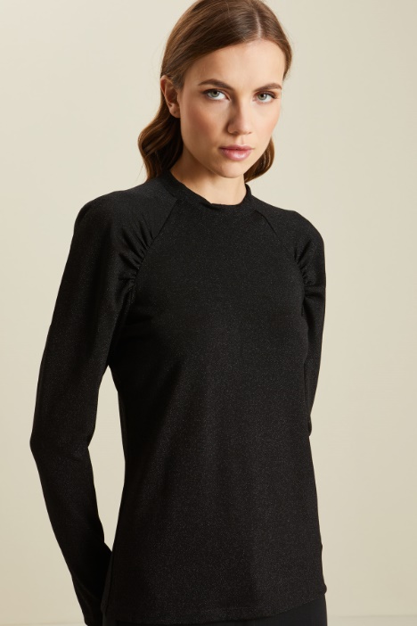 Top in jersey lamè - Fashion Market