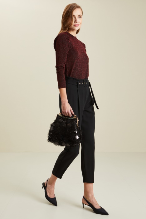 Top in jersey lamè Fashion Market