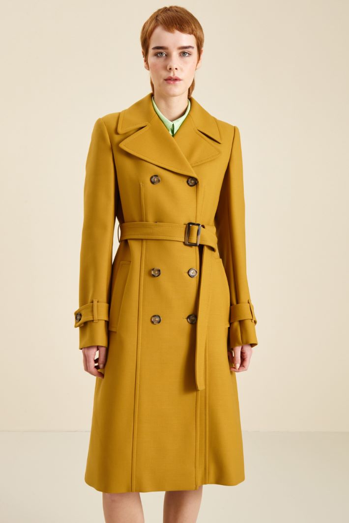 Trench in lana  - SENAPE - Fashion Market - 2