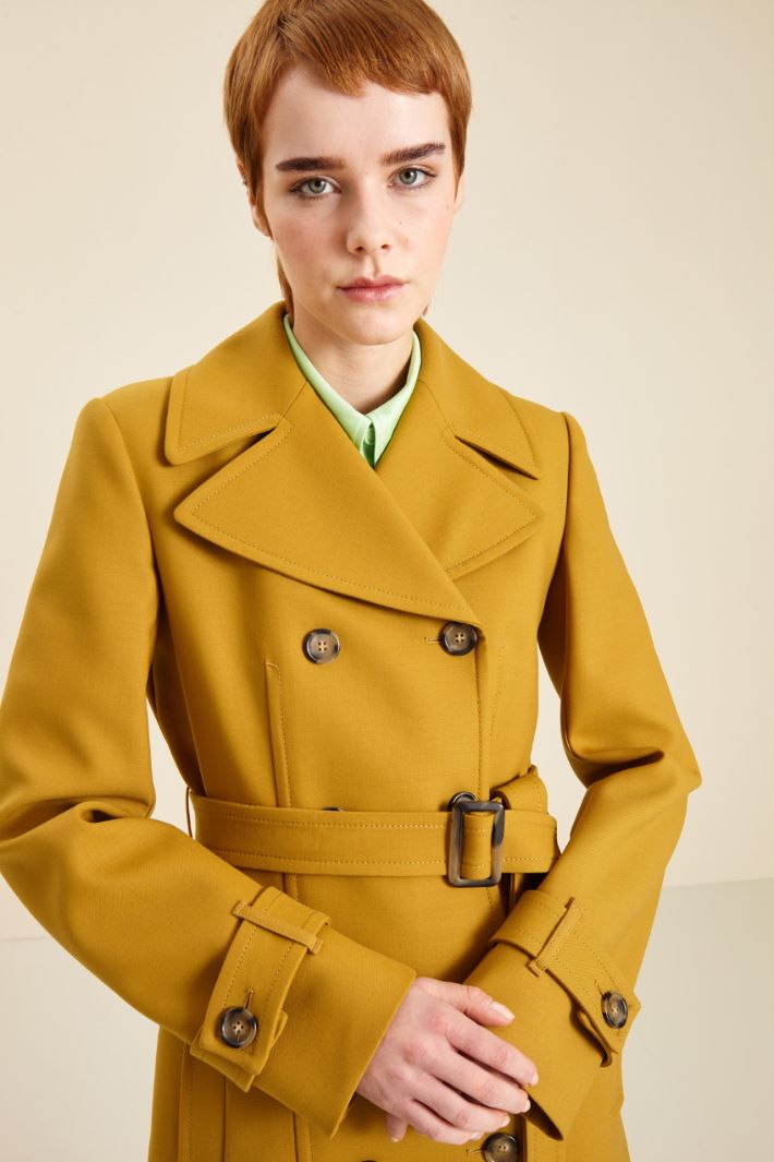 Trench in lana  - SENAPE - Fashion Market - 3