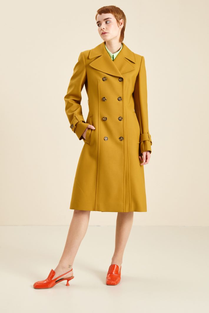 Trench in lana  - SENAPE - Fashion Market