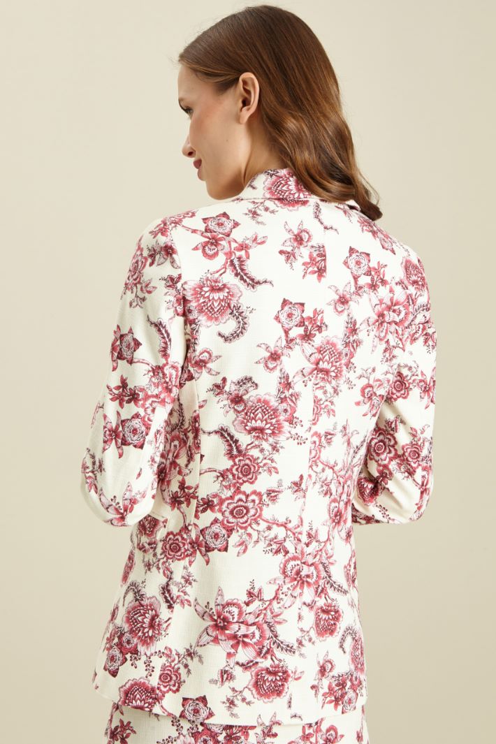 Blazer in stuoia di cotone Fashion Market - 4