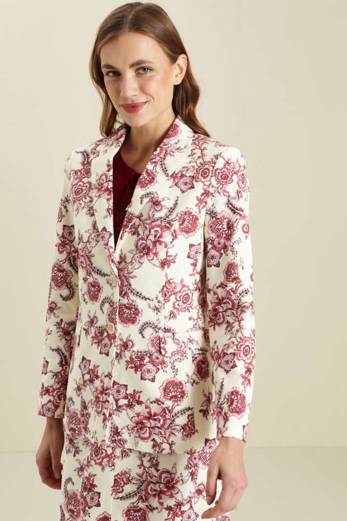 Blazer in stuoia di cotone Fashion Market - 2