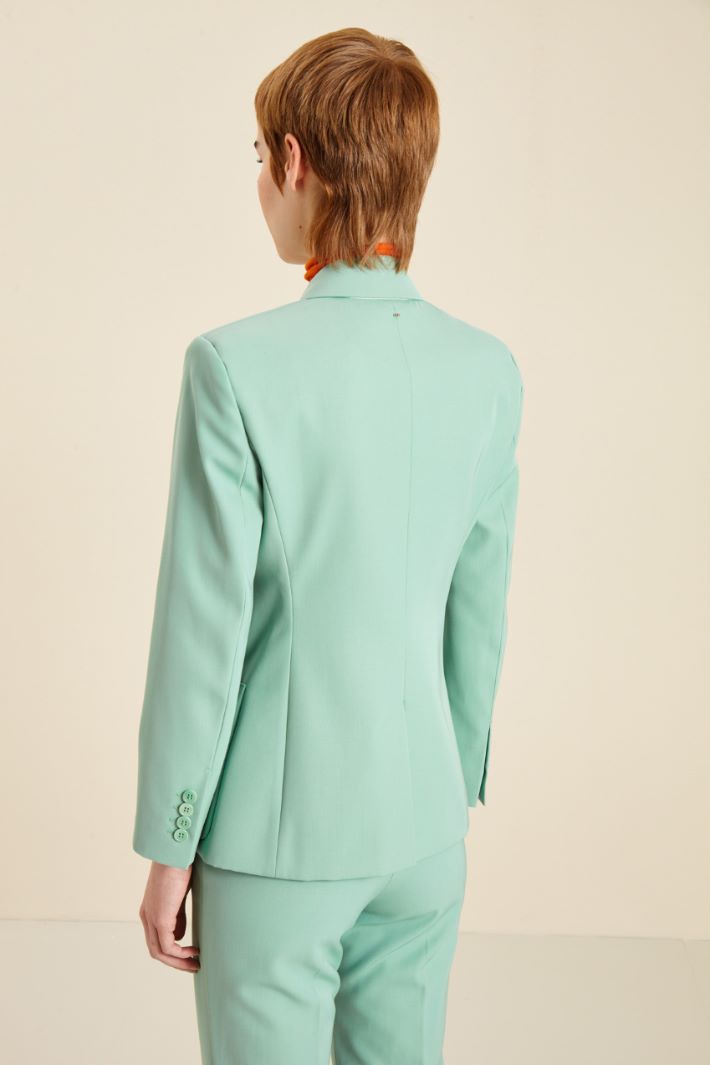 Blazer in gabardina di lana Fashion Market - 4