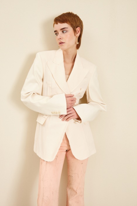 Blazer sfiancato con intrecci Fashion Market