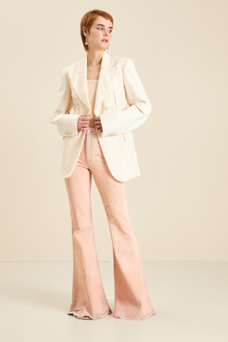 Blazer sfiancato con intrecci Fashion Market
