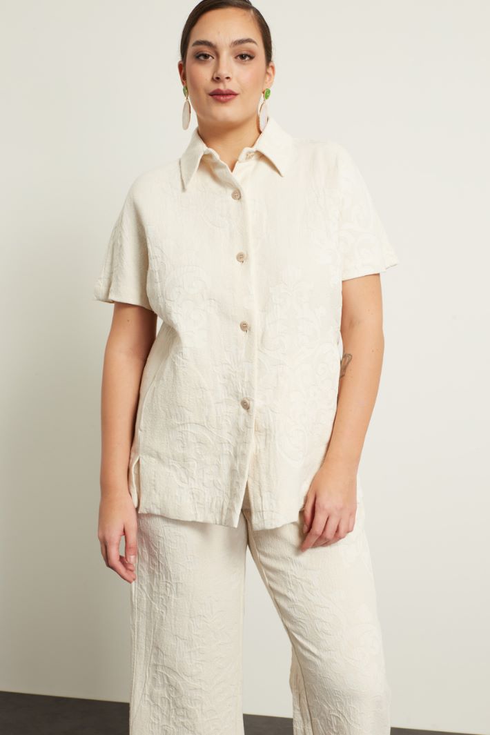 Casacca jacquard in cotone Fashion Market - 2