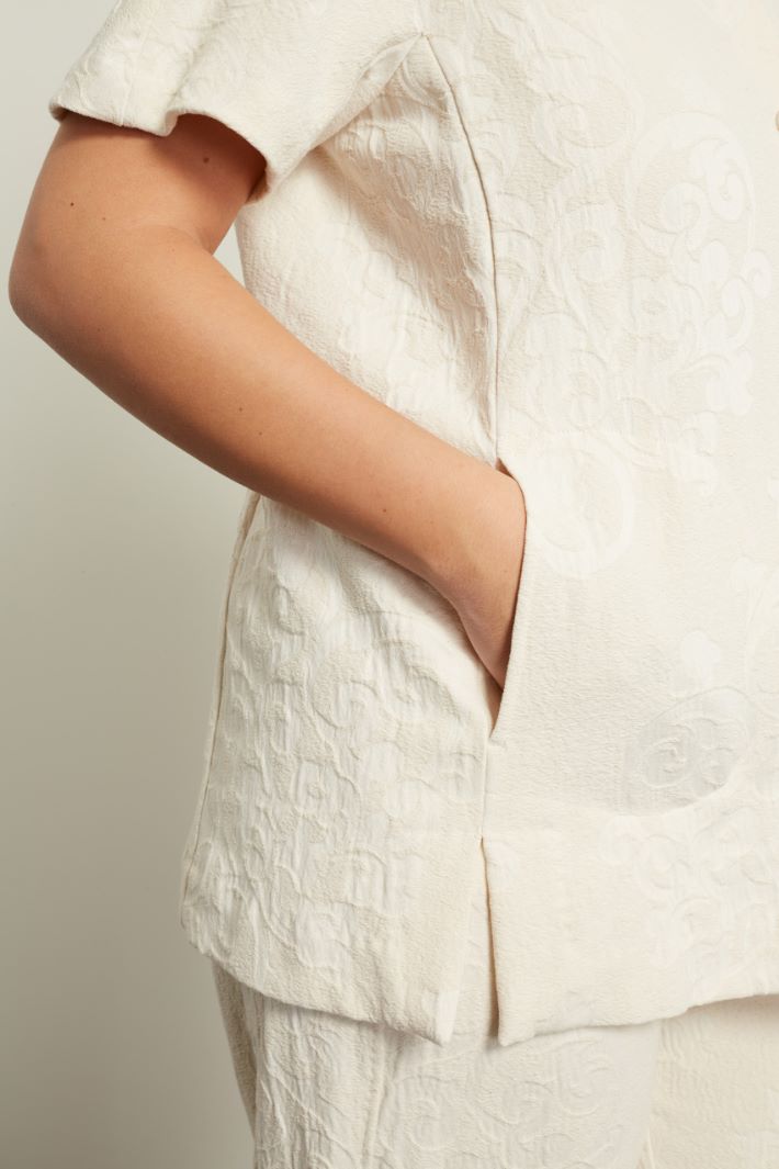 Casacca jacquard in cotone Fashion Market - 3