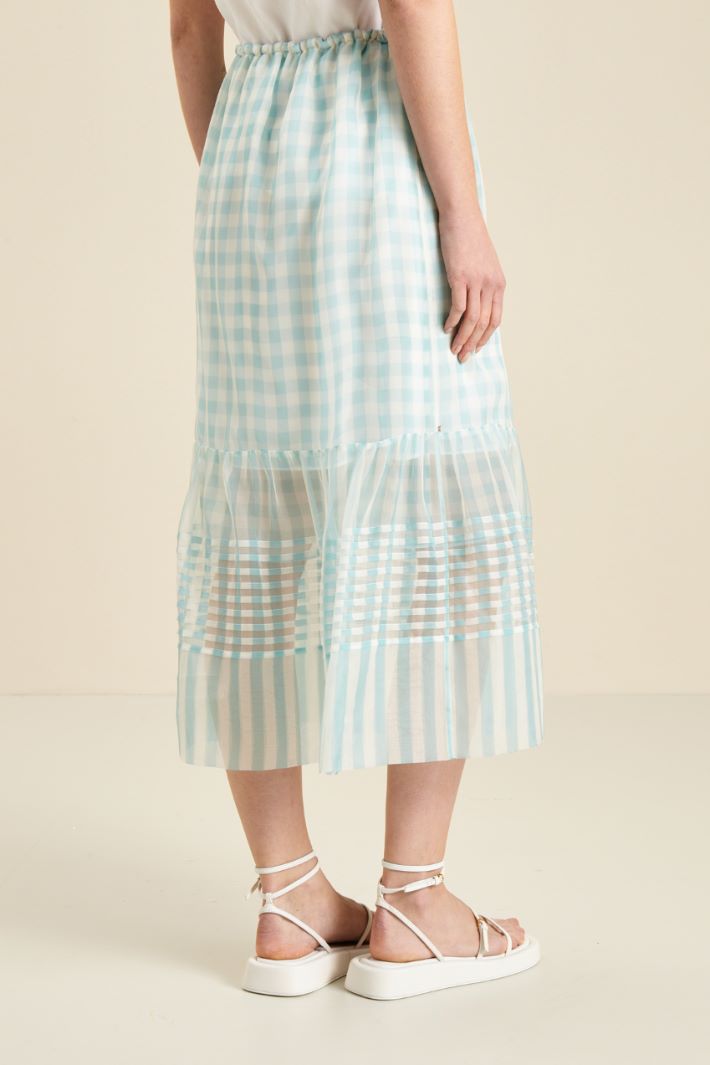 Gonna midi con balza Fashion Market - 4