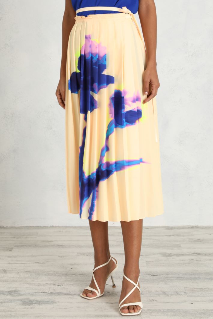 Gonna plissé in crêpe Fashion Market - 2