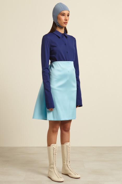 Gonna corta con drappeggio Fashion Market