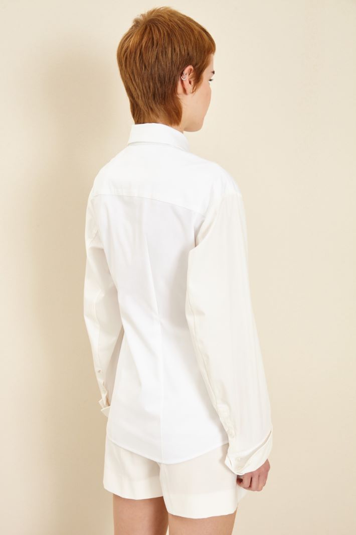 Camicia con maniche over - BIANCO - Fashion Market - 4