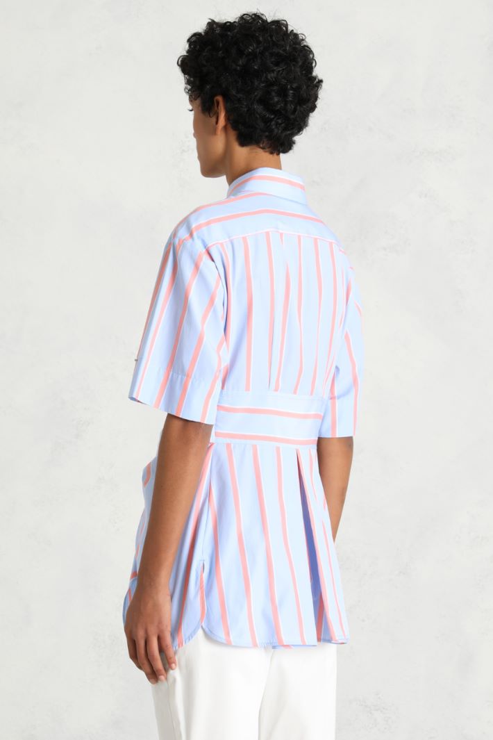 Camicia in popeline con fiocco Fashion Market - 4