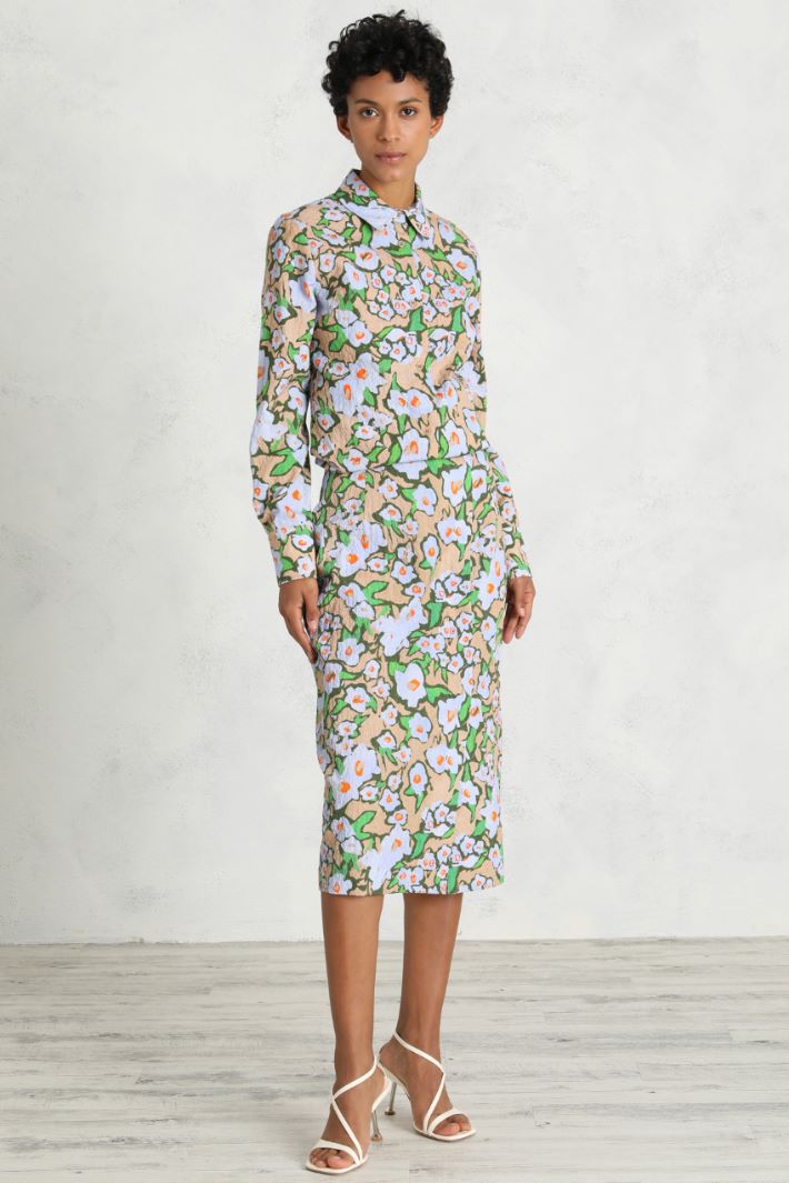 Camicia jacquard a fantasia Fashion Market
