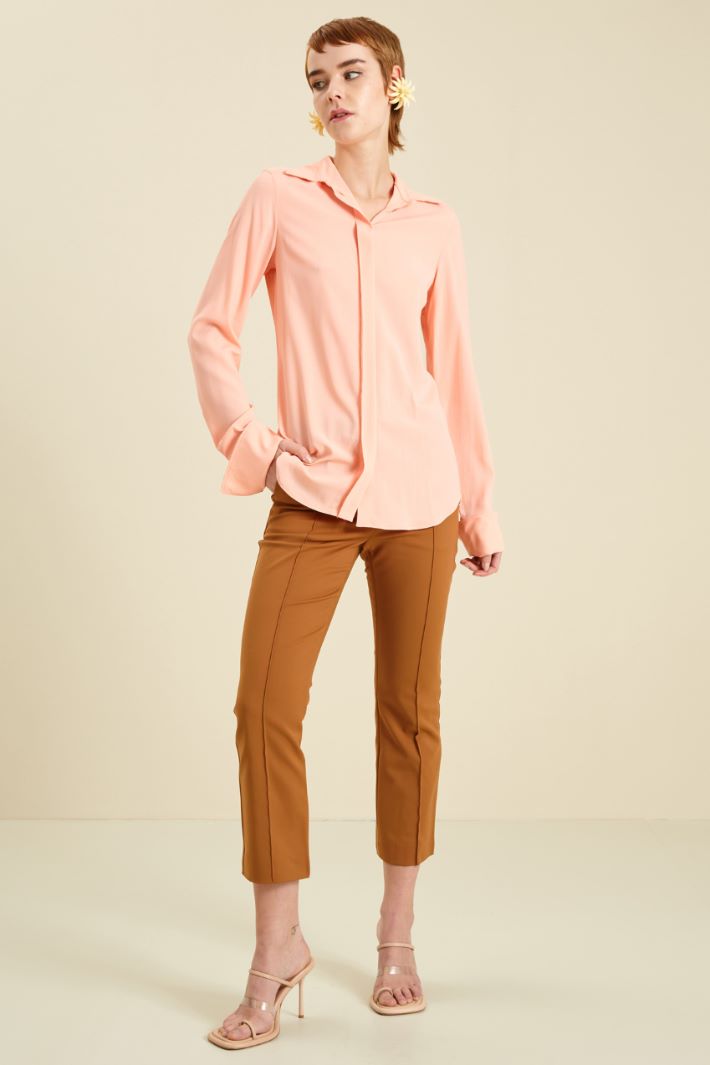 Camicia in crêpe misto seta Fashion Market