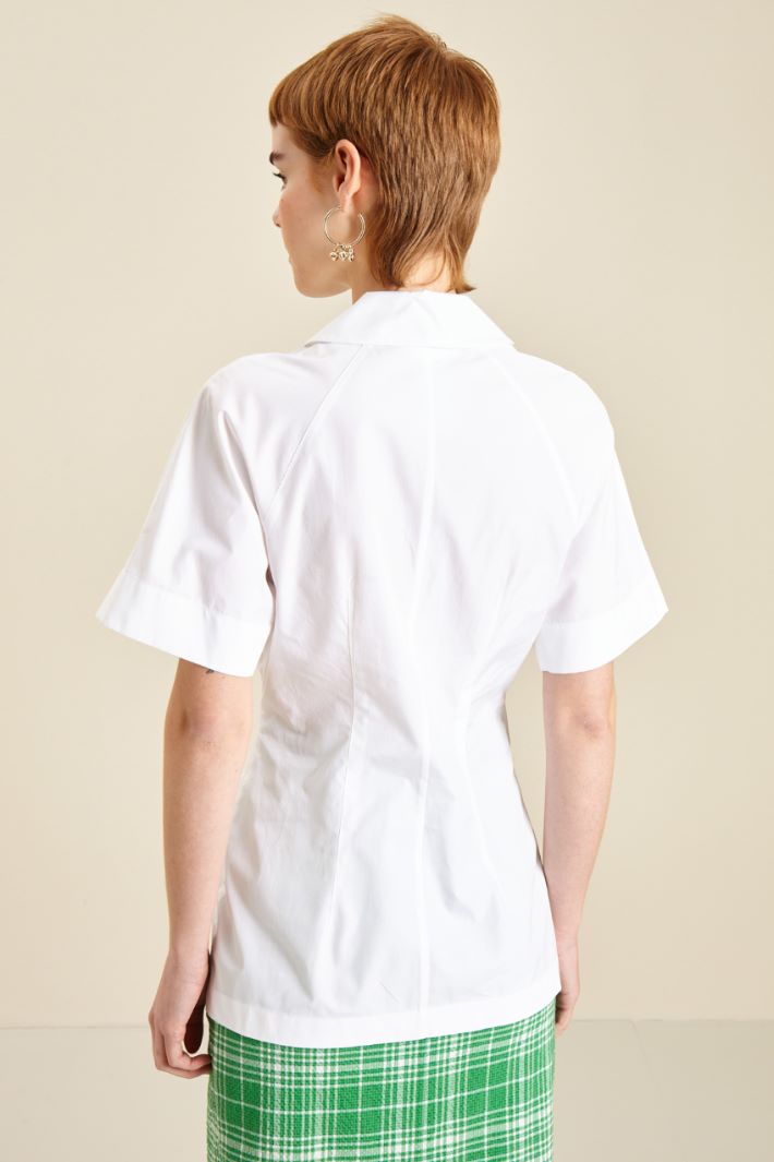 Camicia sfiancata in popeline Fashion Market - 4