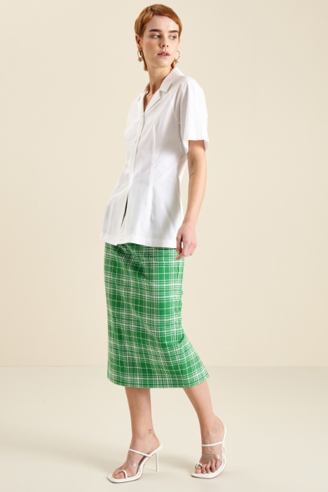 Camicia sfiancata in popeline Fashion Market