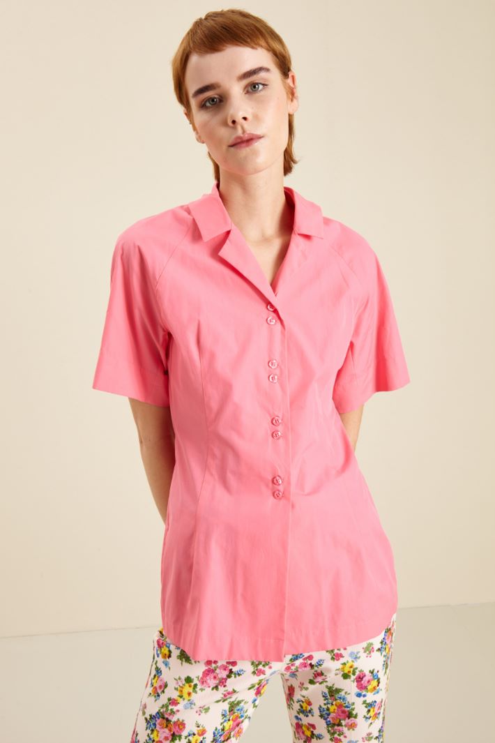 Camicia sfiancata in popeline Fashion Market - 2