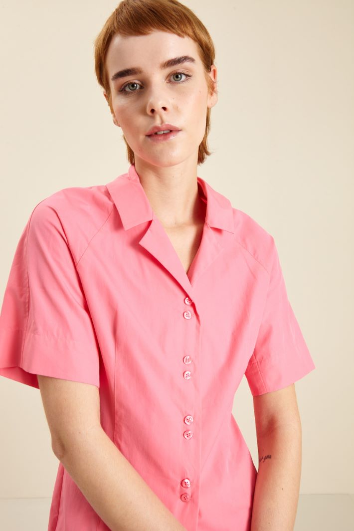 Camicia sfiancata in popeline Fashion Market - 3