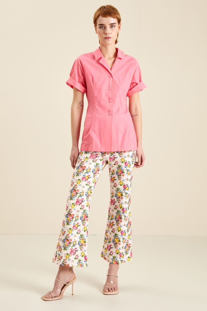 Camicia sfiancata in popeline Fashion Market