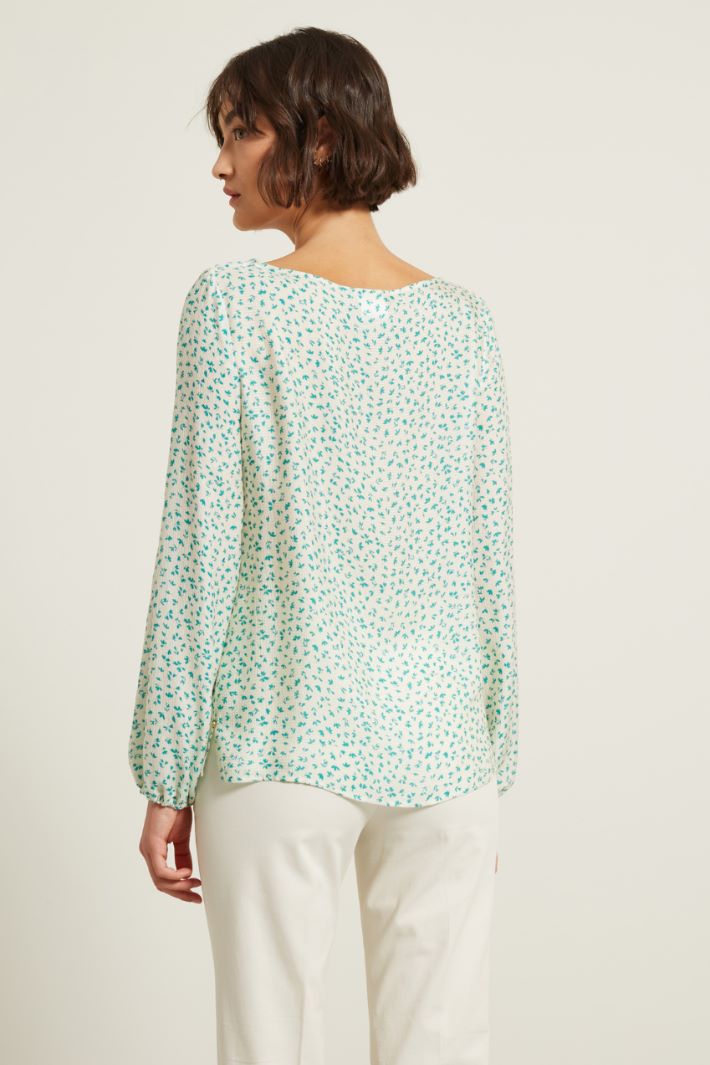 Blusa in raso martellato Fashion Market - 4