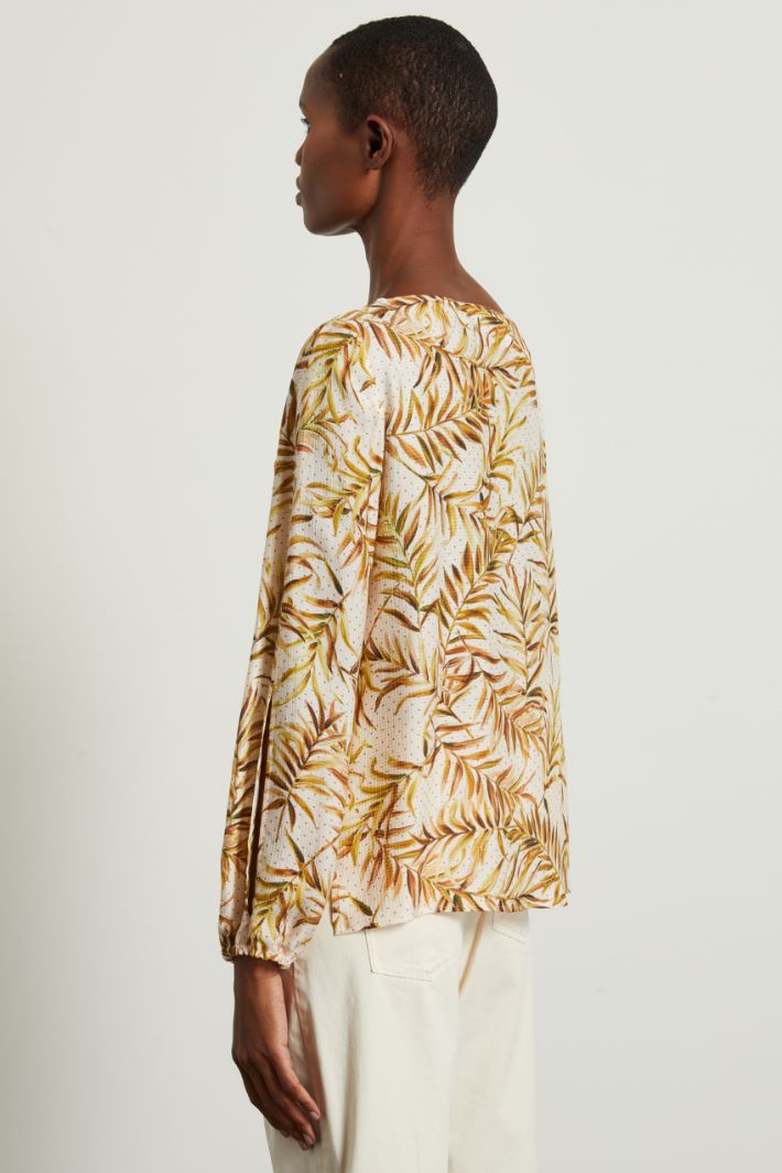 Blusa in raso martellato Fashion Market - 4