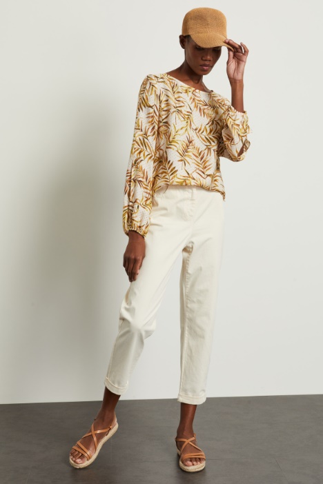 Blusa in raso martellato Fashion Market