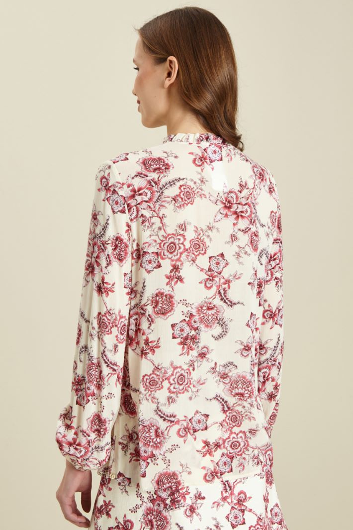Blusa in creponne di viscosa Fashion Market - 4