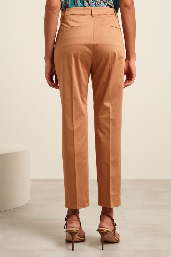 Pantaloni con spacchetti - BRONZO - Fashion Market - 4