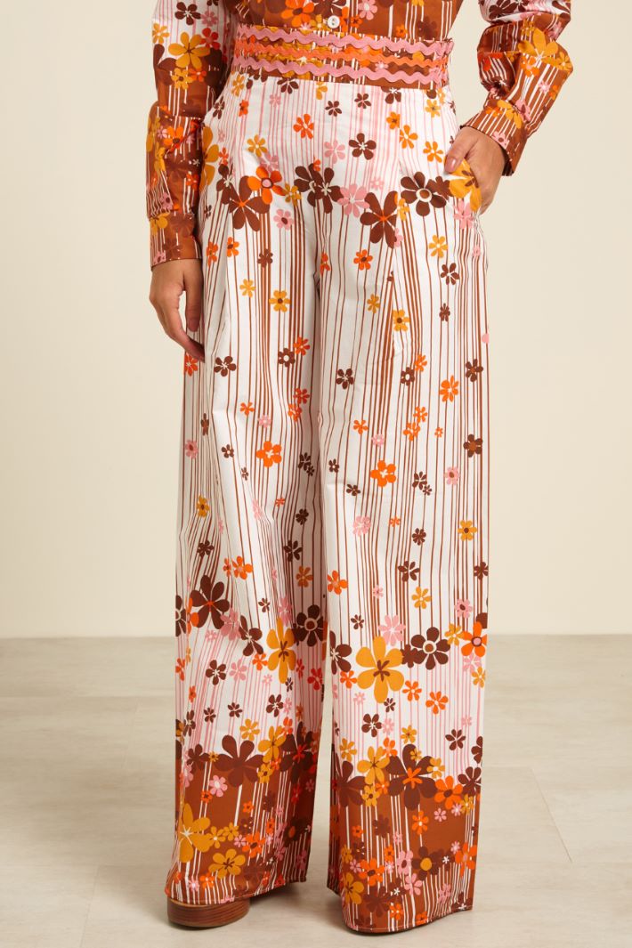 Pantaloni con passamaneria Fashion Market - 2