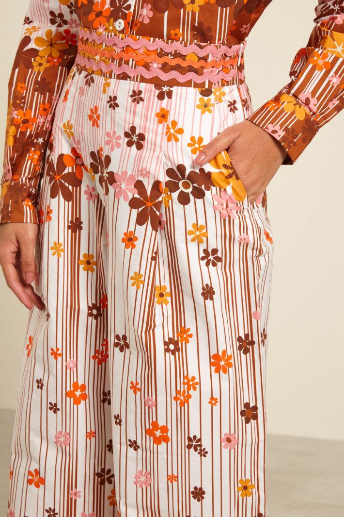 Pantaloni con passamaneria Fashion Market - 3