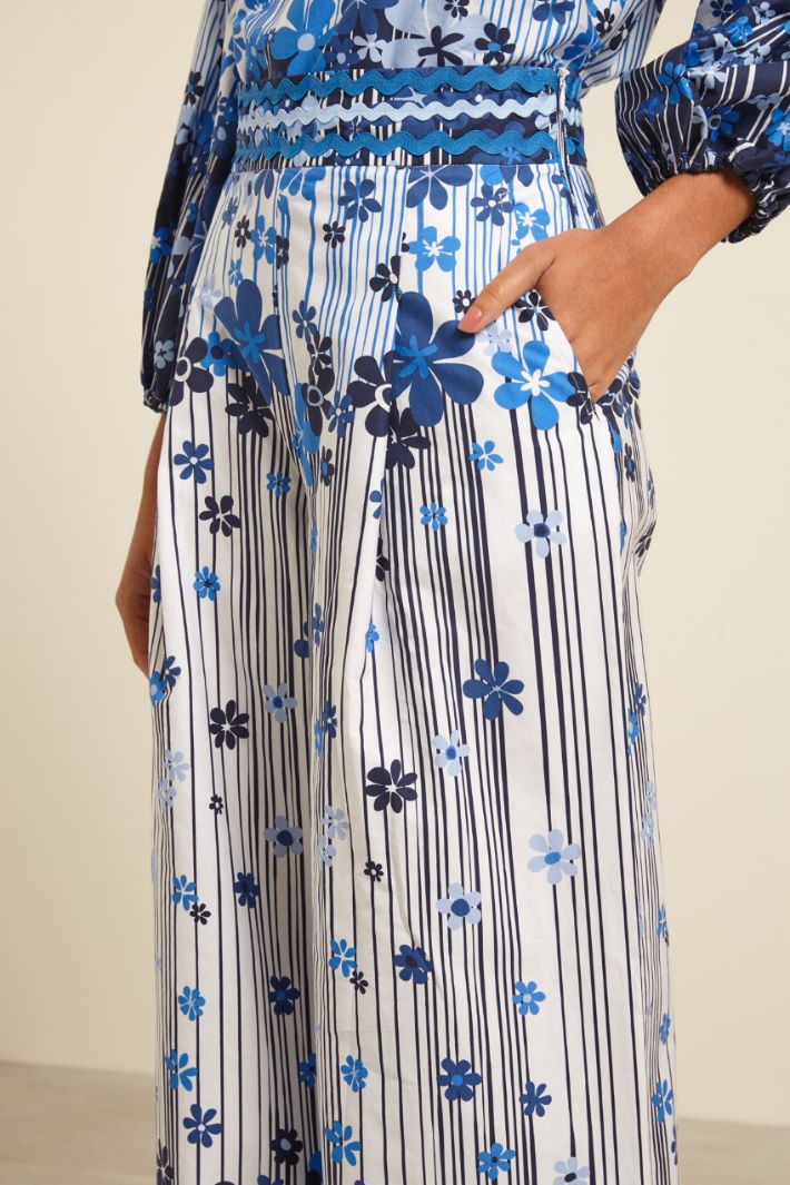 Pantaloni con passamaneria Fashion Market - 3