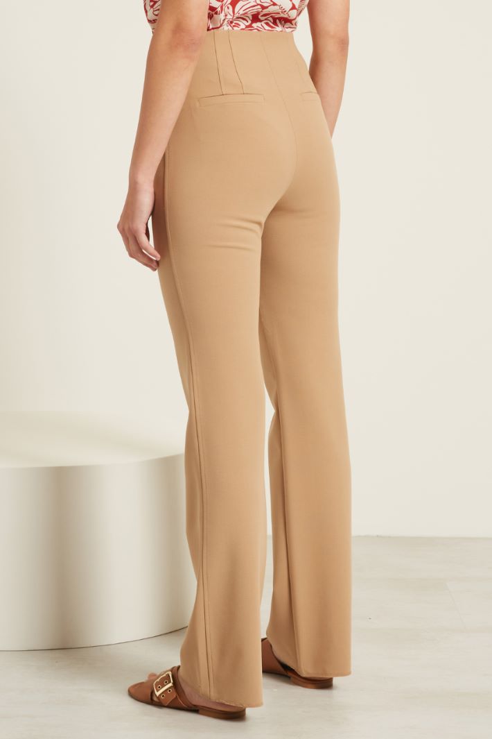 Pantaloni a vita alta Fashion Market - 4